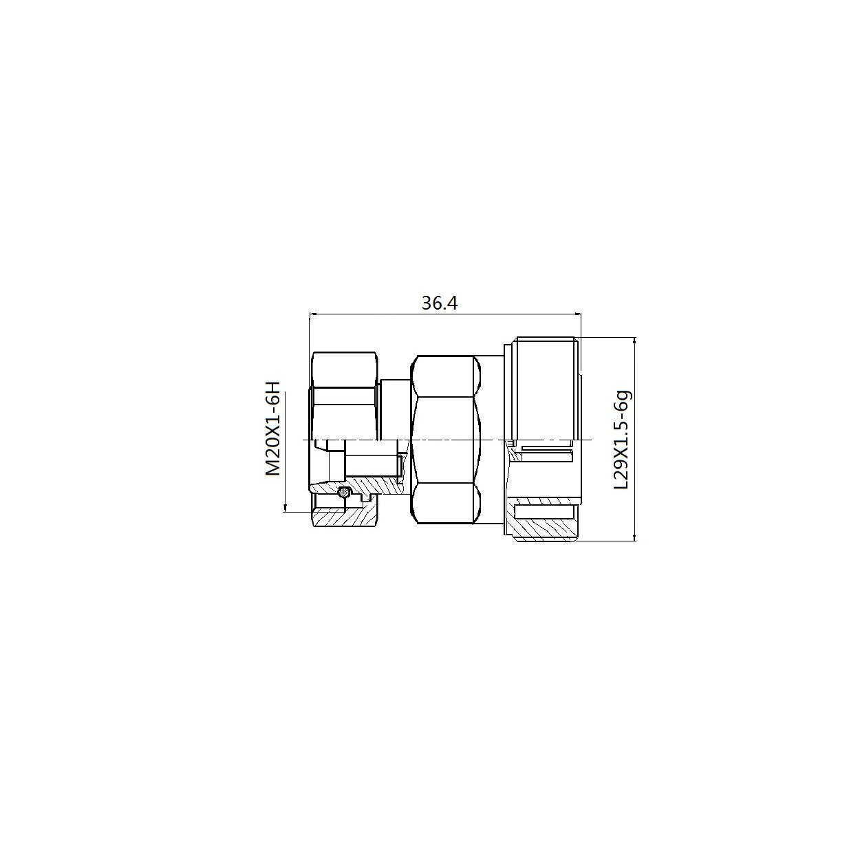 Adaptador macho a hembra 7/16 DIN - Imagen 3