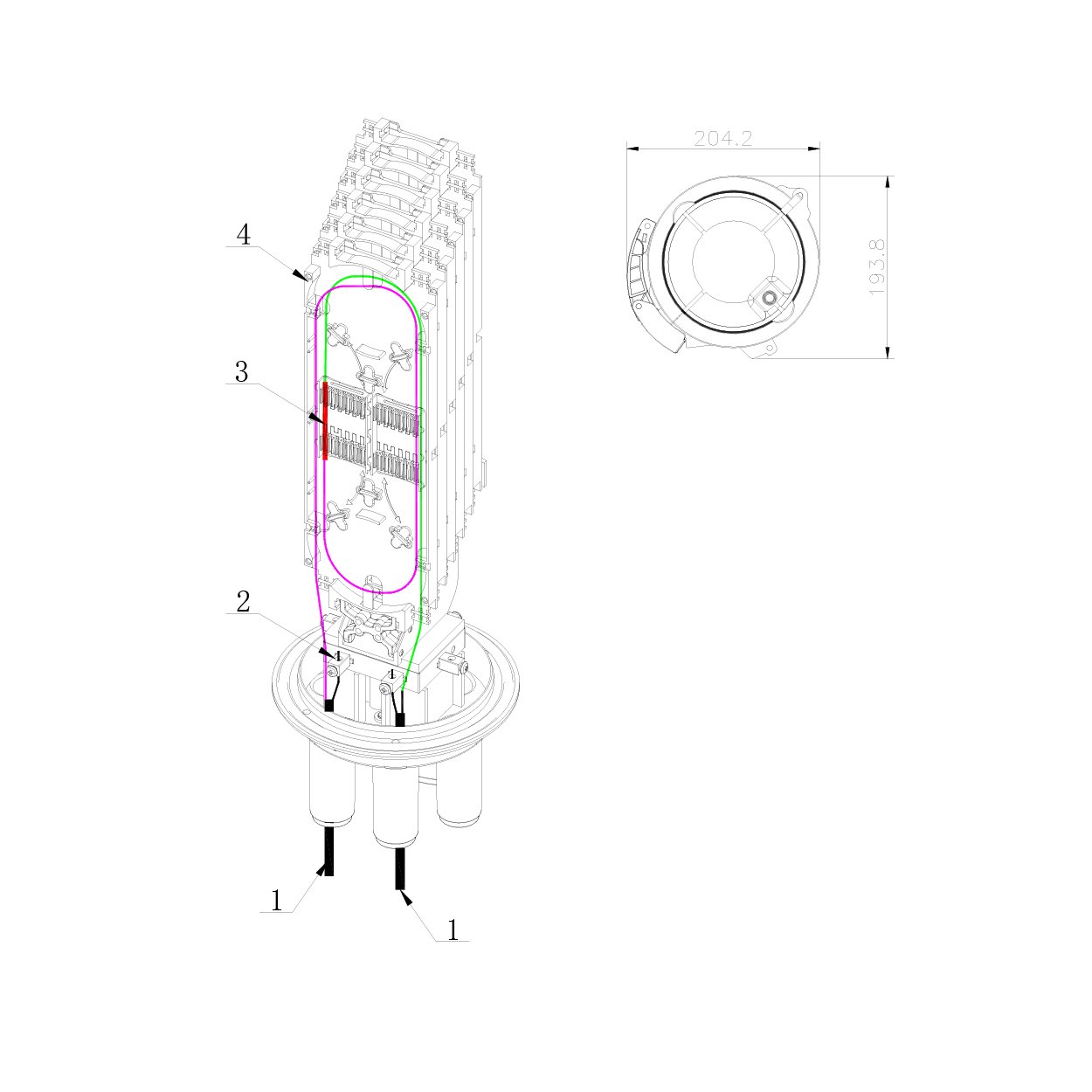 Empalmadora de fibra óptica CV023 - Image 3