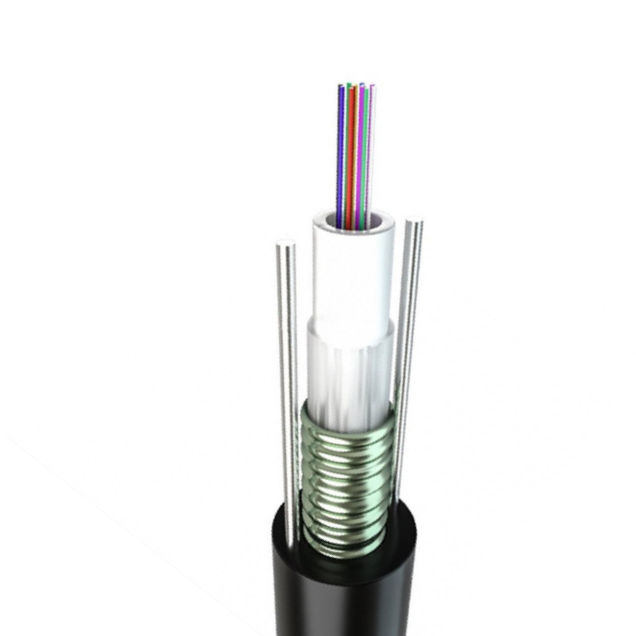 Cable exterior de tubo GYXTW)