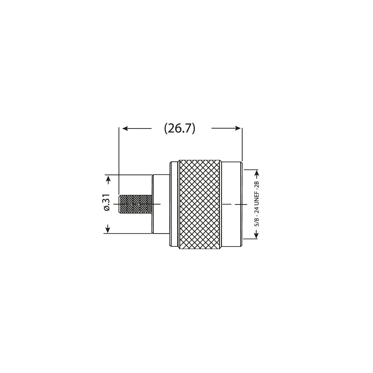 N macho RG58 / LMR200 - Image 3