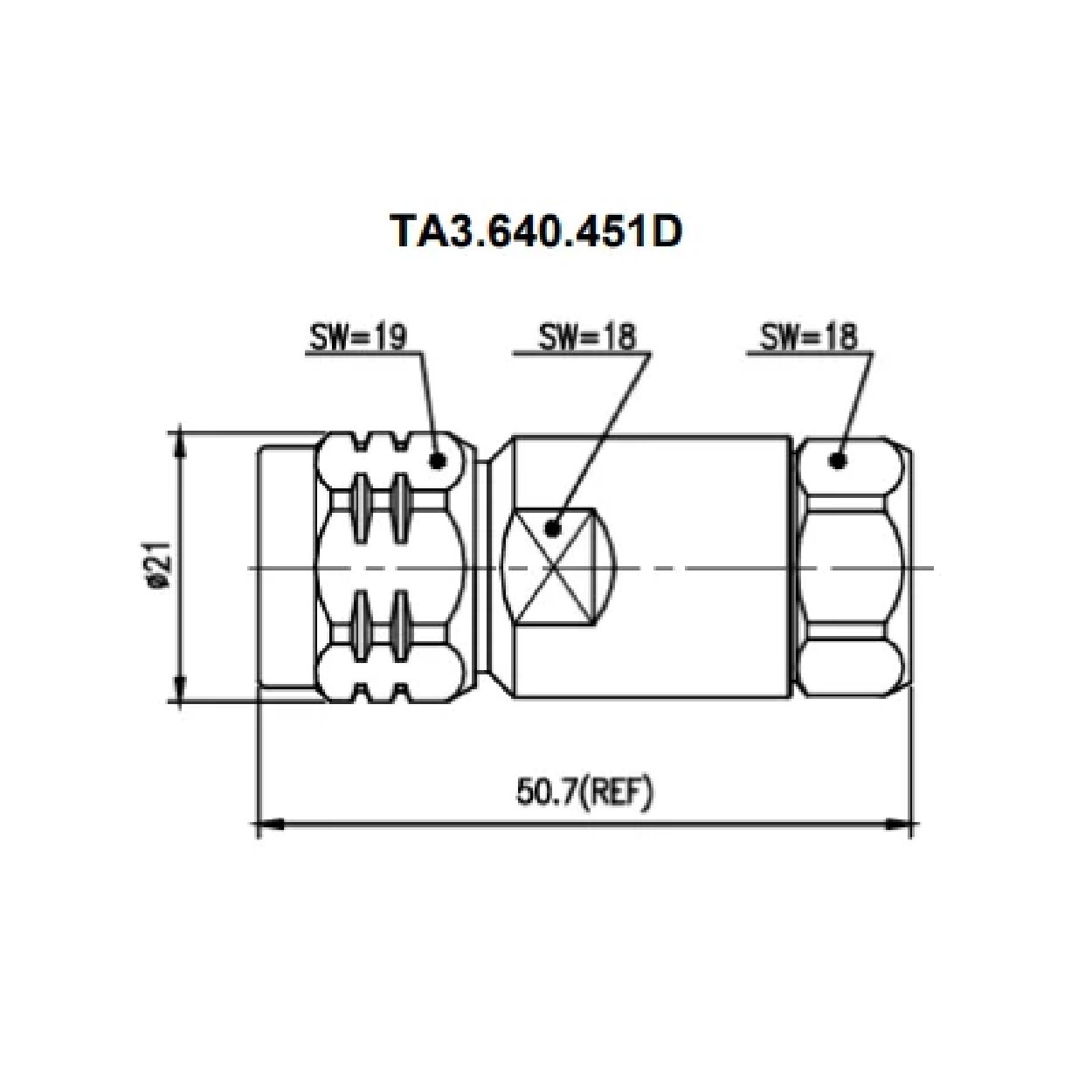 Conector N macho para cable de 1/2” - Image 3
