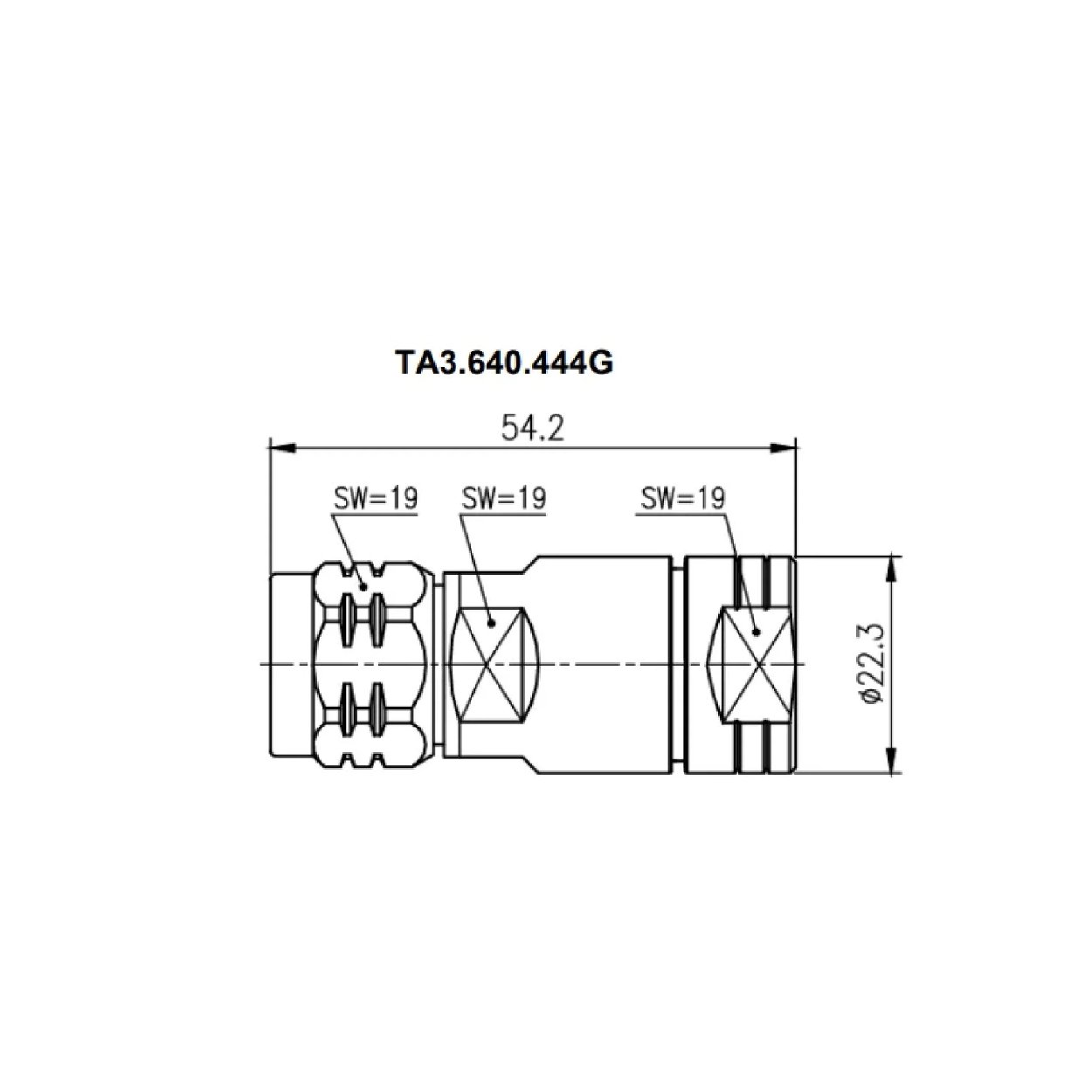 Cable coaxial N macho - Imagen 3