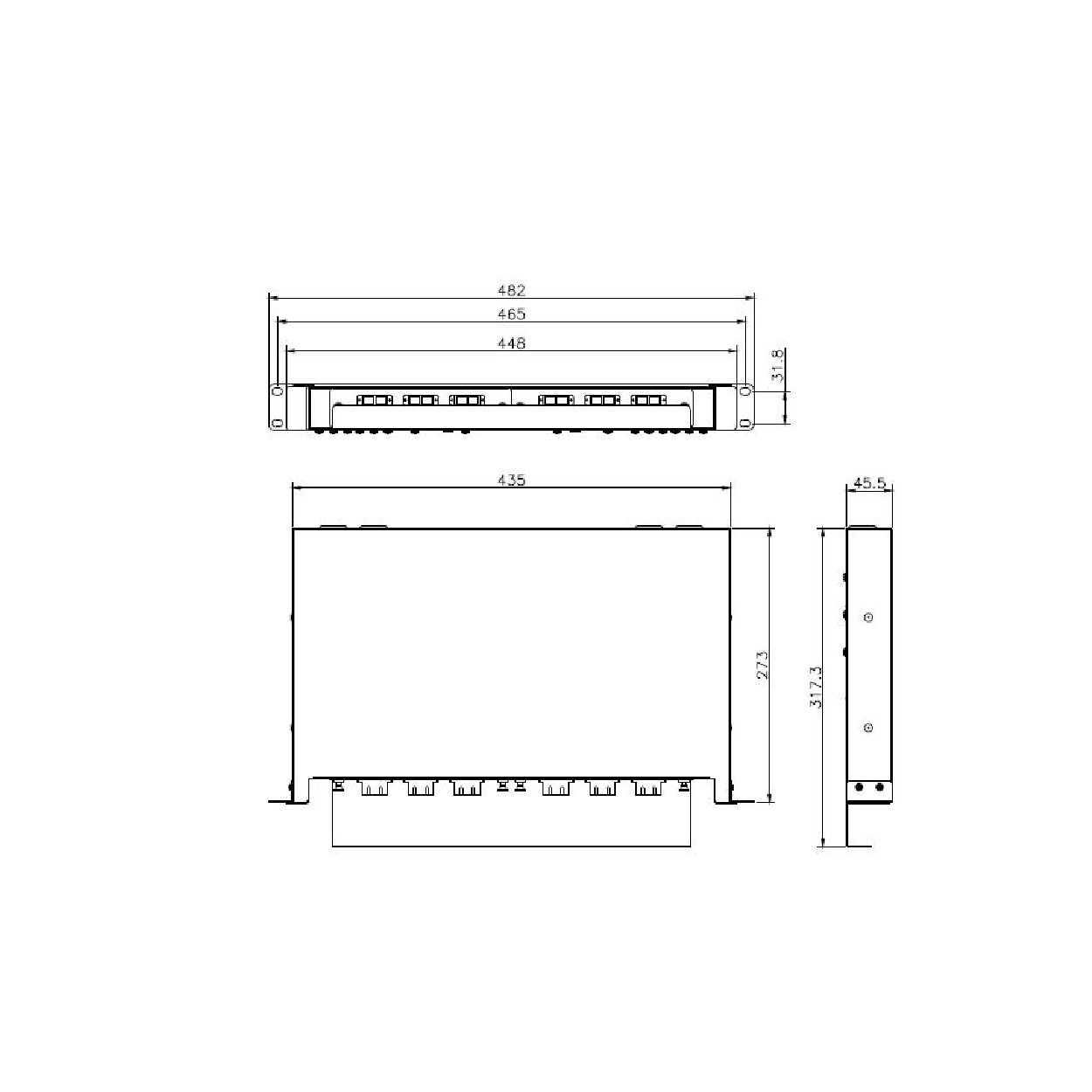 Panel de conexión ODF-RS24 - Imagen 3