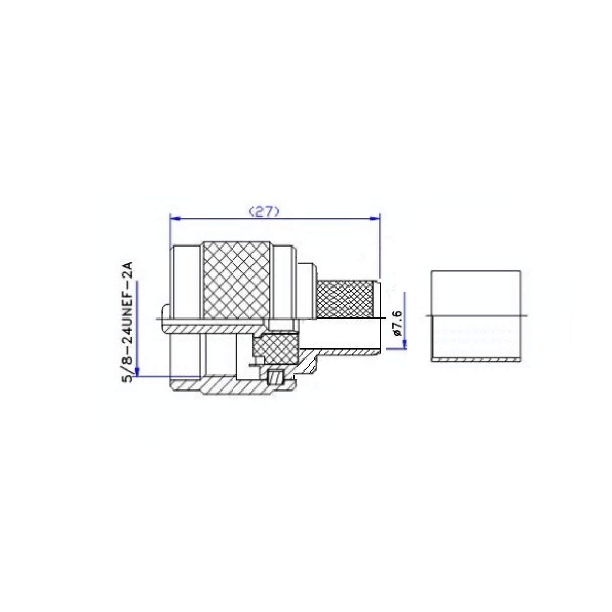 Conector macho UHF para RG213 - Imagen 2