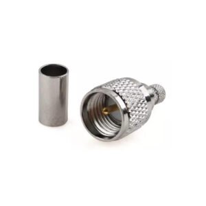 Conector de crimpado macho UHF para cable RG58