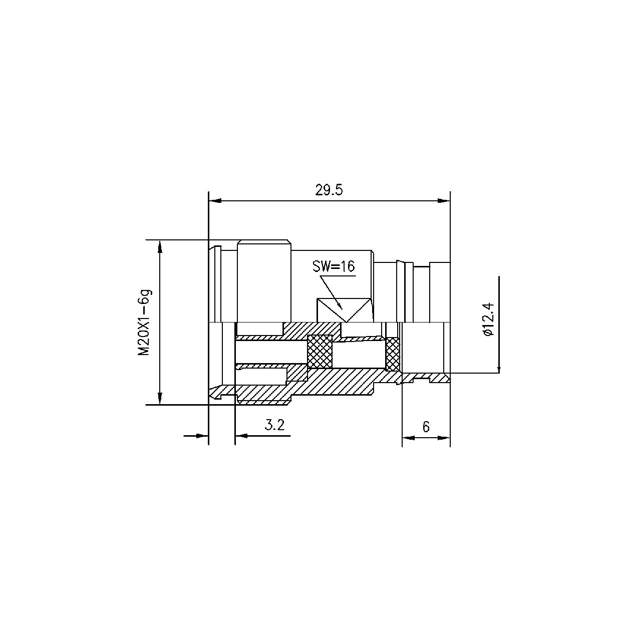 Conector de soldadura hembra N SF 1/2" 4/3 - Imagen 3