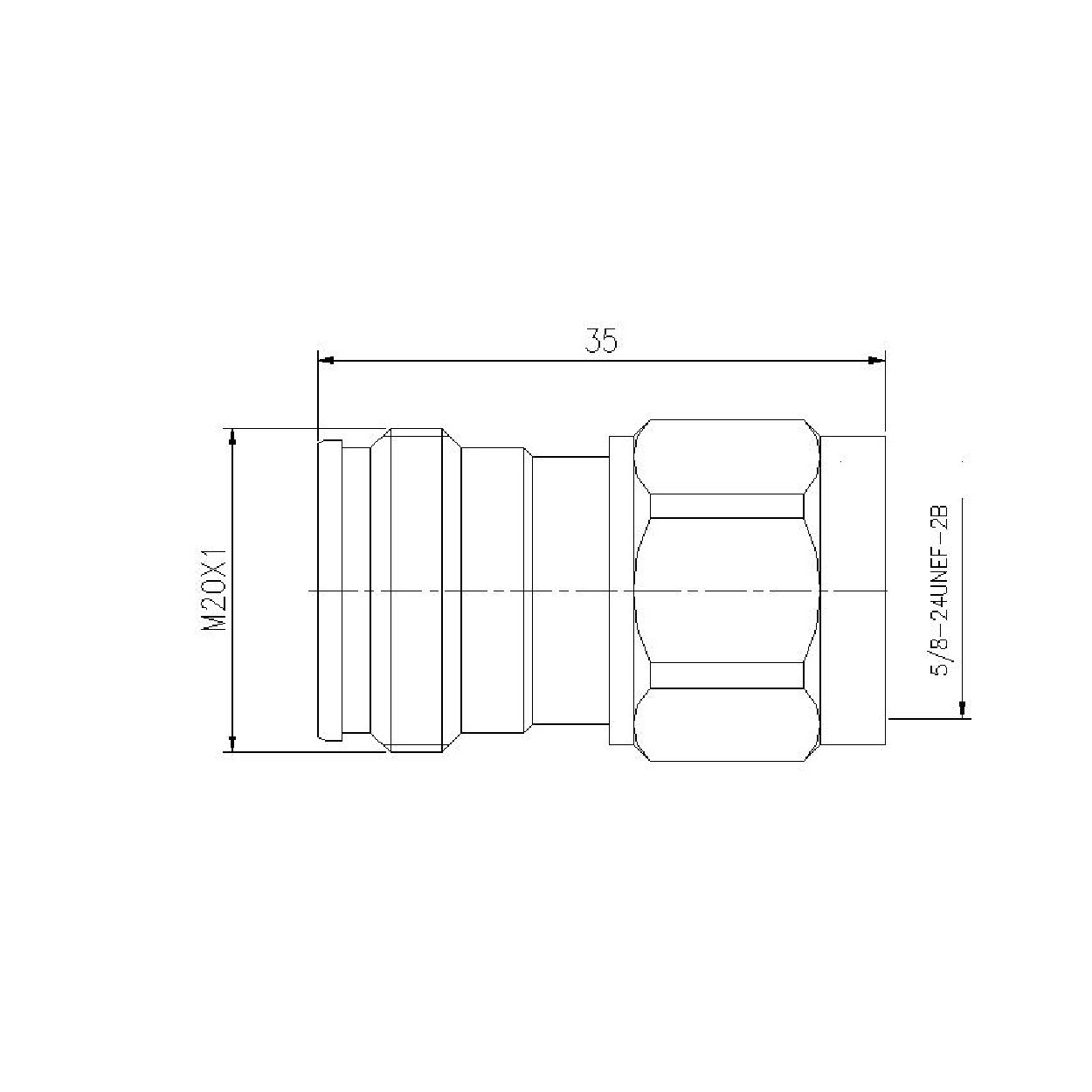 Adaptador hembra a macho N - Imagen 4