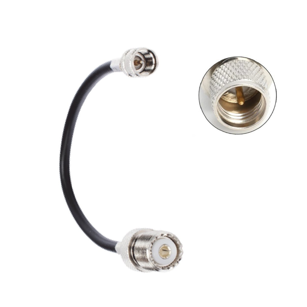 Conector UHF macho a hembra - Imagen 2