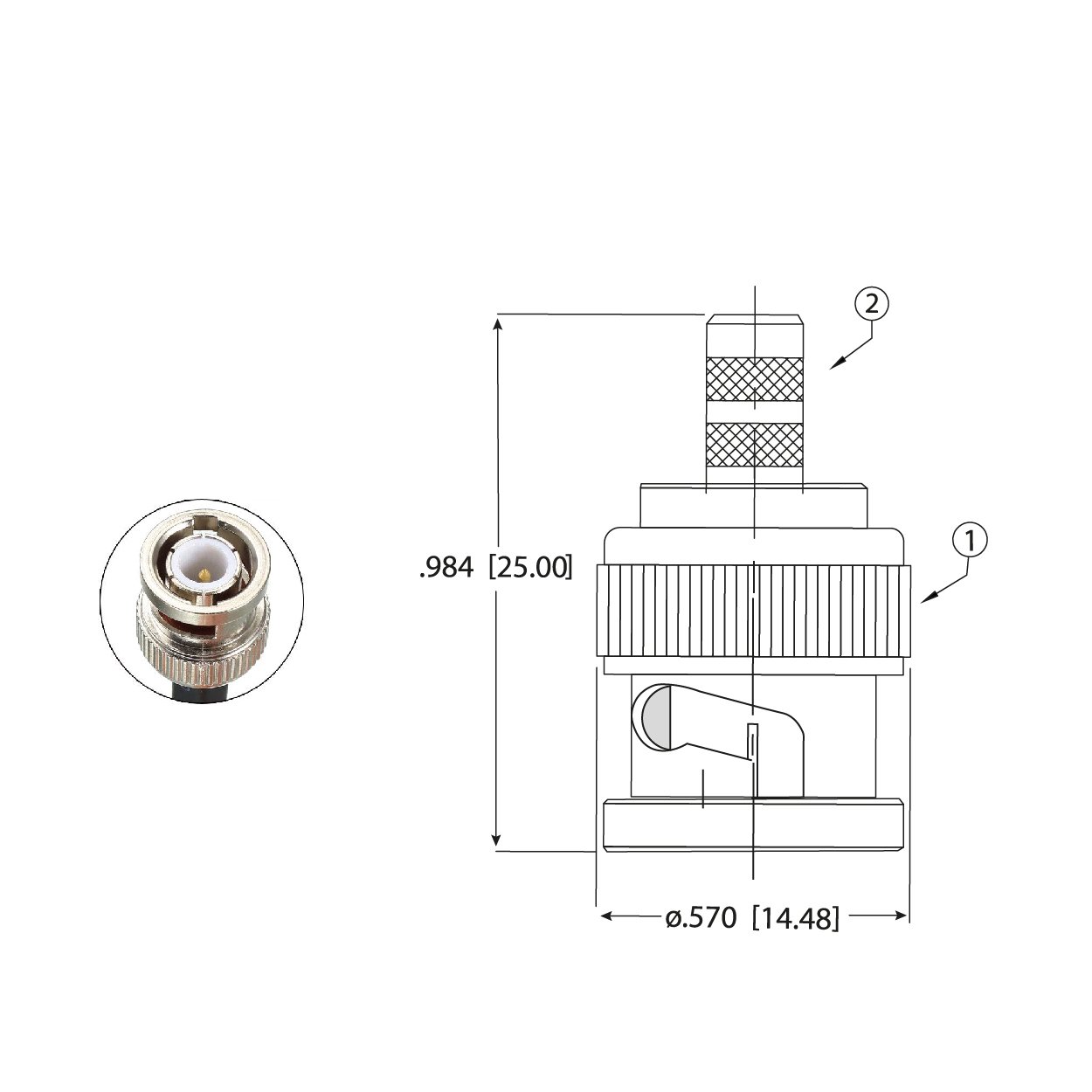 CABLE COAXIAL PARA RG-174 - Imagen 3