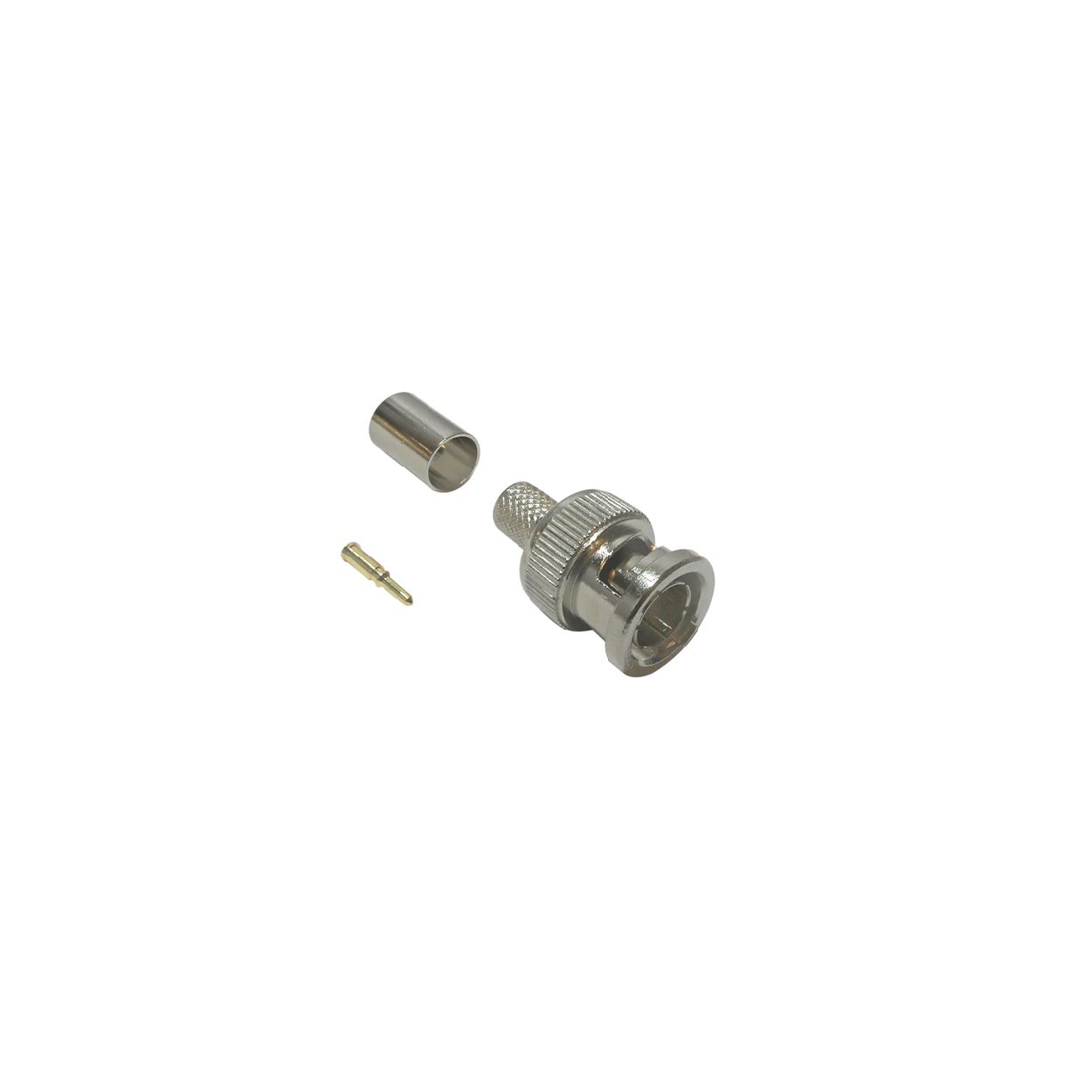 Conector de crimpado macho BNC