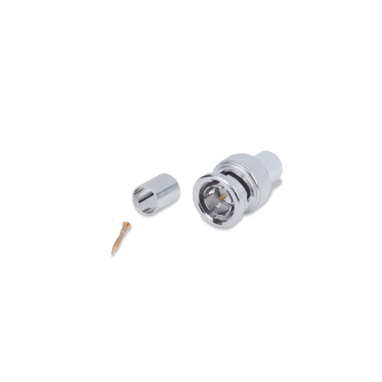 Conector de crimpado macho BNC