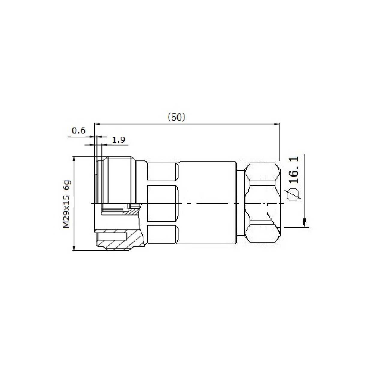 Conector hembra DIN 7/16 - Image 3