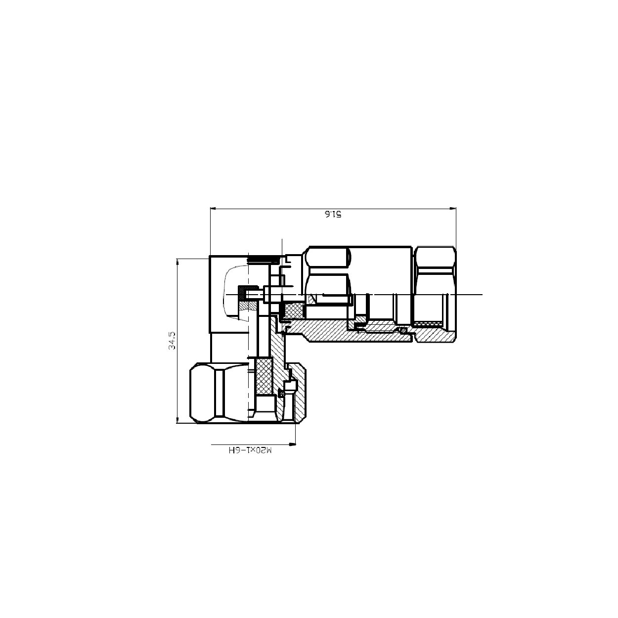 Conector macho R/A - Imagen 3