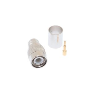 Conector macho N en ángulo recto