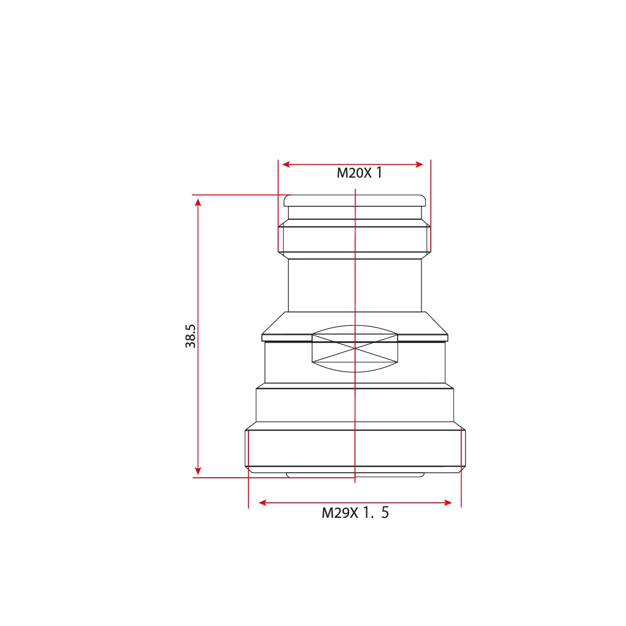 Adaptador hembra a DIN hembra - Imagen 3